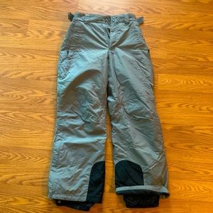 Men’s gray medium LL Bean snow pants.
